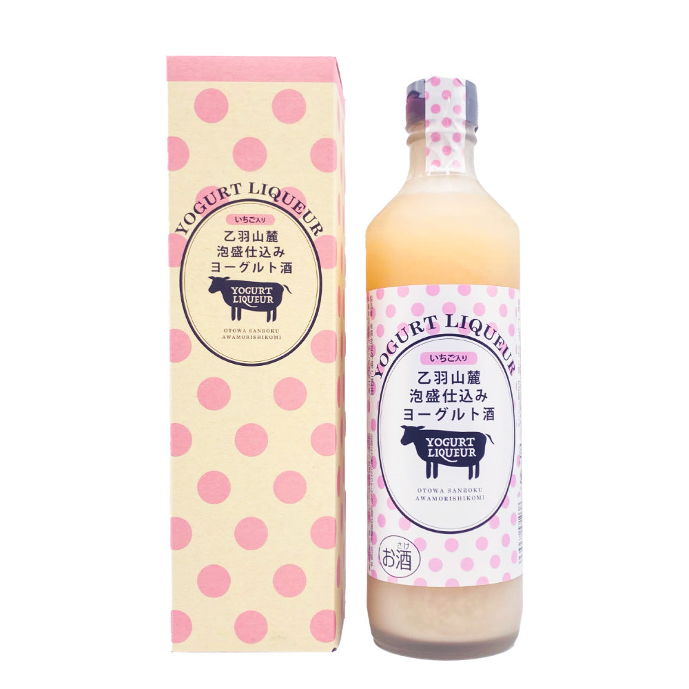 乙羽山麓 泡盛乳酪酒 草莓口味 500ml