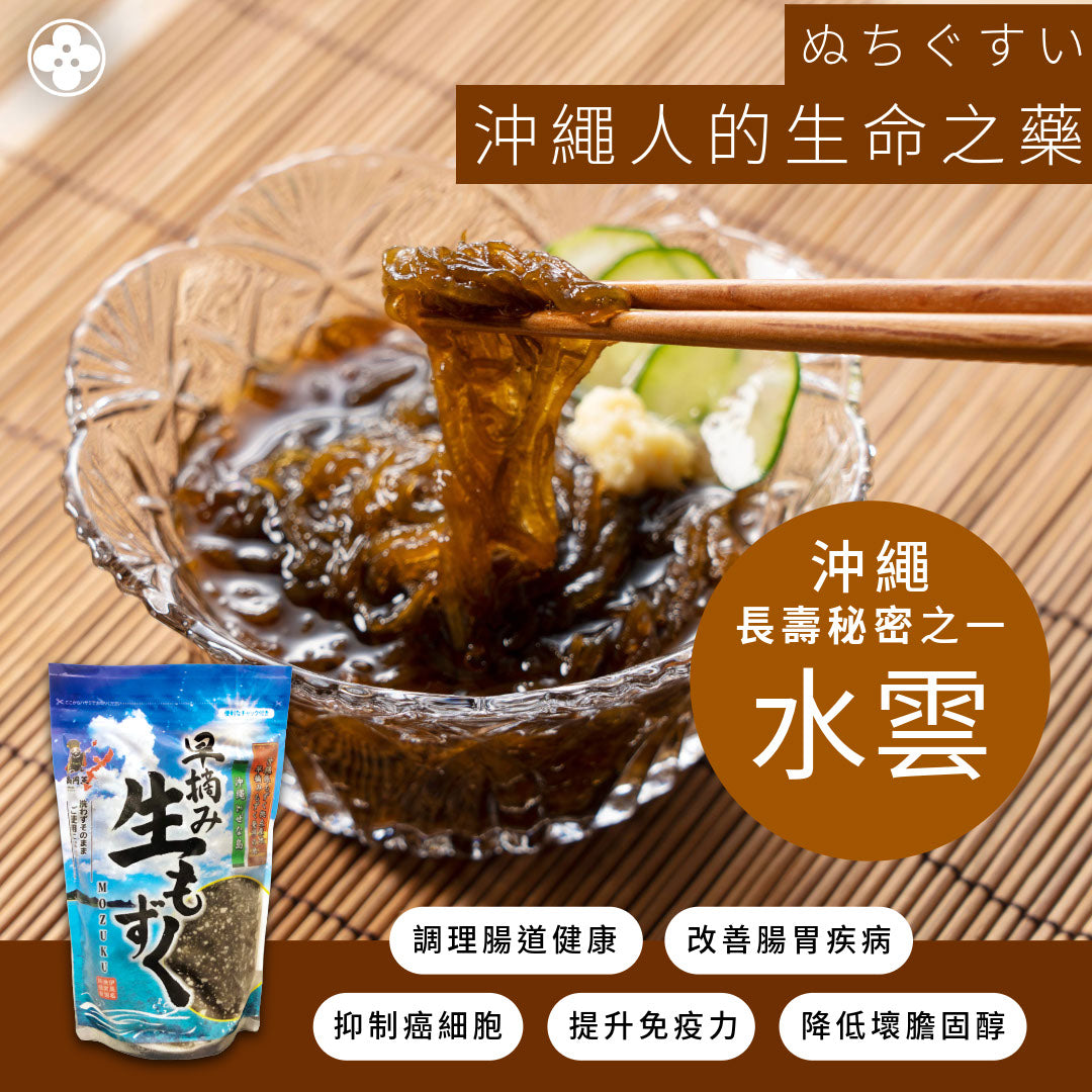 N 雙件套裝【急凍】沖繩 伊是名產 急凍水雲 (500g x 2pack)