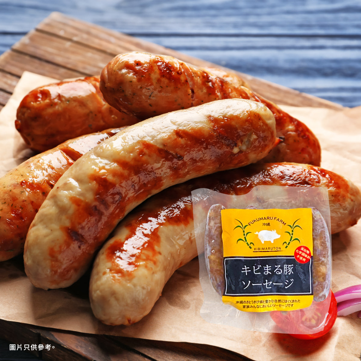 Okinawa Fukuoka Farm Vienna Pork Sausage (Ishigaki Salt)