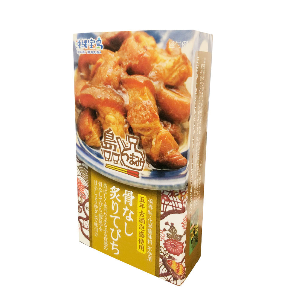 島つまみ 無骨烤豬蹄即食罐頭 120g