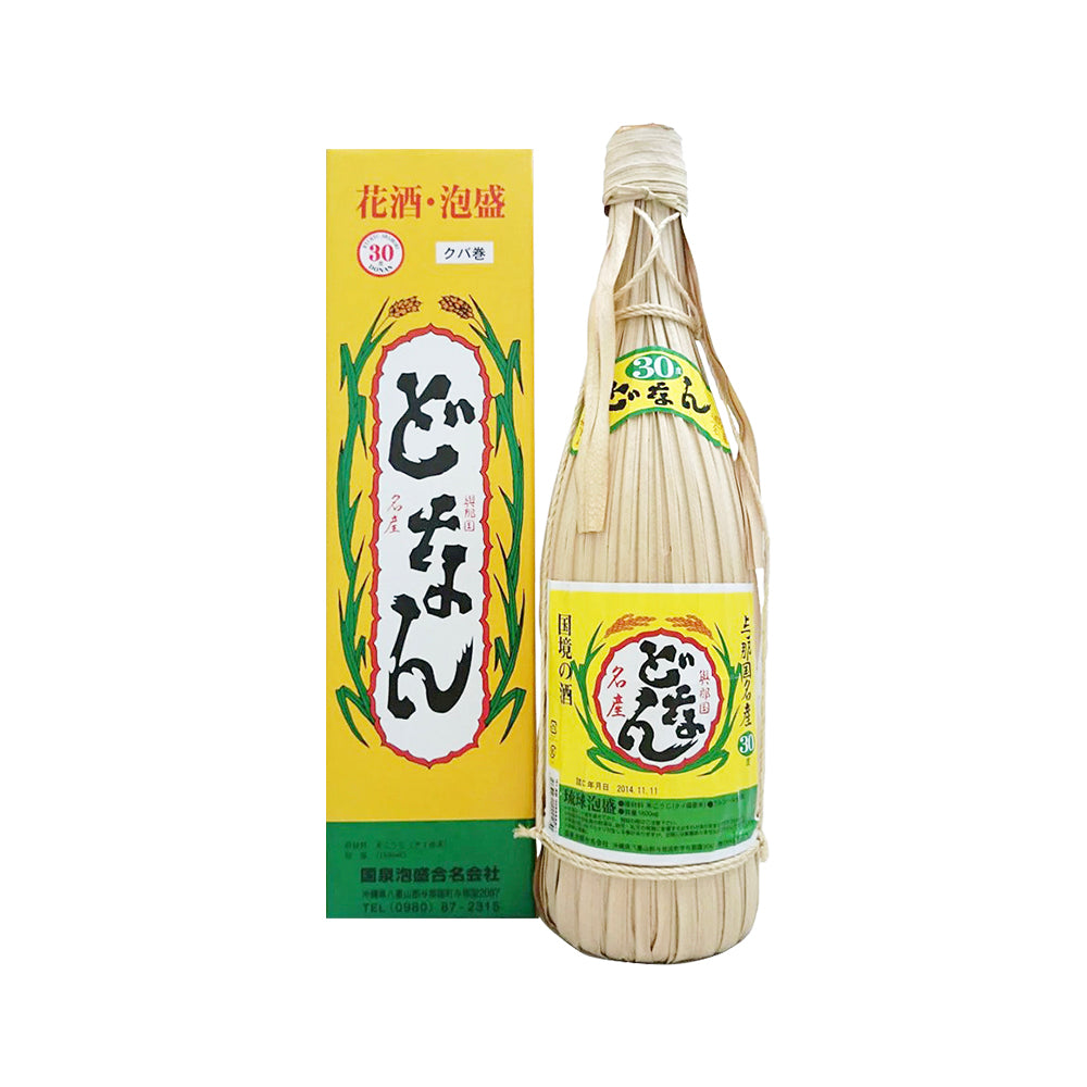 Ryukyu Awamori Kokusen flower wine クバ巻 600ml