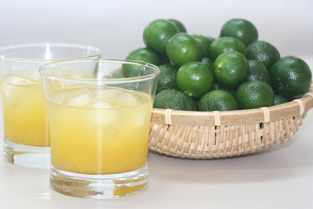 Okinawa specialty green Shikuwasa juice concentrate 500ml