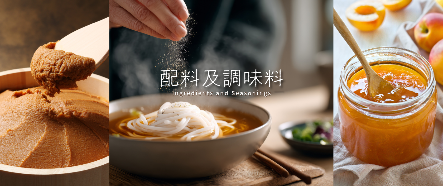 配料及調味料 - Ingredients and Seasonings