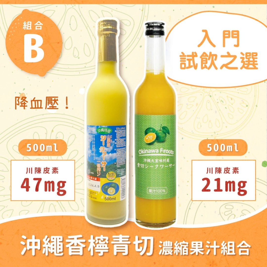 【お得コンボ】沖縄グリーンライム100％濃縮果汁コンボB