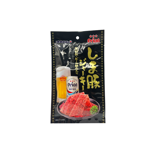 【最新到貨】沖繩產Orion啤酒特別版黑椒豬肉乾 25g