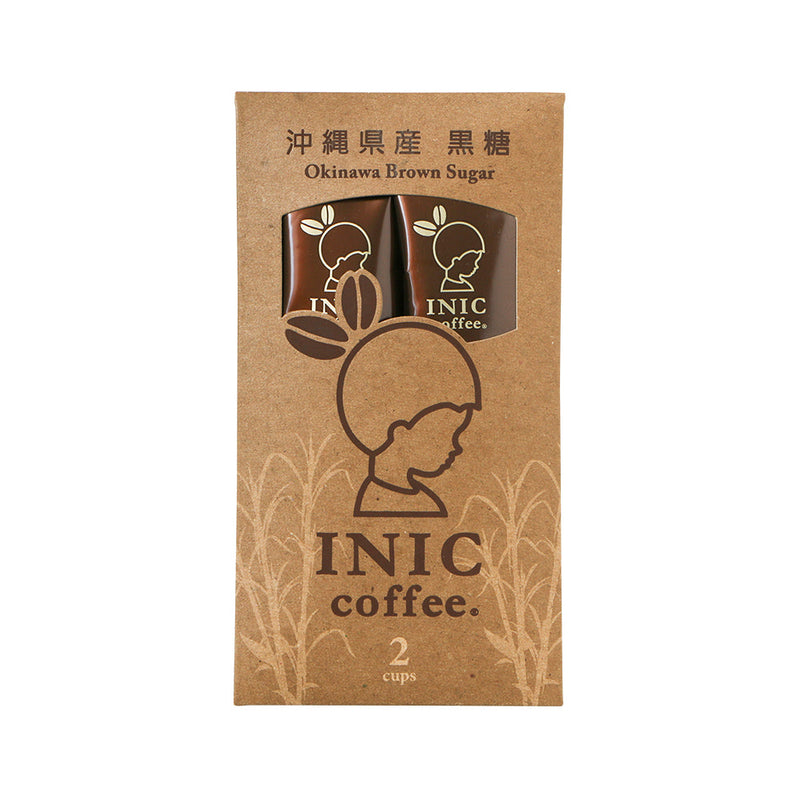 【即期貨折扣】INIC 沖繩縣產黑糖咖啡 2條裝（賞味期限：2023年12月1日）