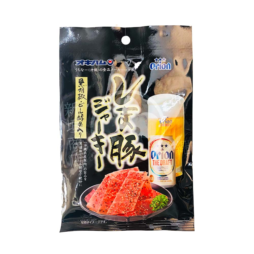 Okinawa Orion Beer Special Edition Black Pepper Pork Jerky 25g 