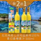 年末年始特別オファー | 2個購入で1個無料：北柳源山産 搾りたて100%グリーンライムジュース 500ml