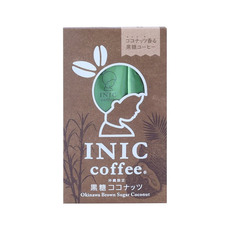 INIC 沖繩縣產黑糖椰香咖啡 6條裝