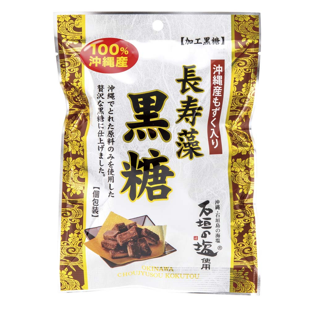 長壽藻黑糖 70g