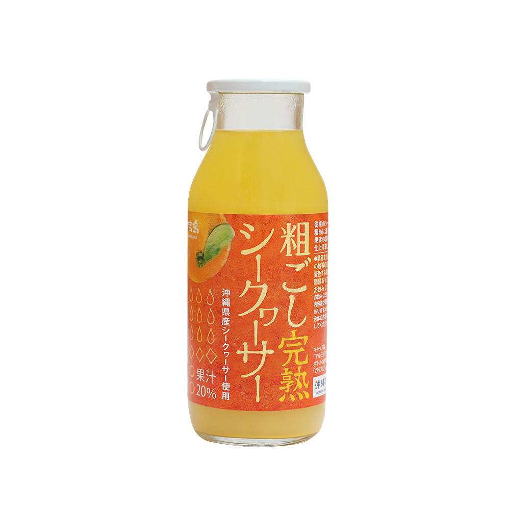 [Original box discount] Freshly squeezed 100% Shikuwasa juice concentrate from the Yamahara region of Hokuryu 500ml x 12 bottles