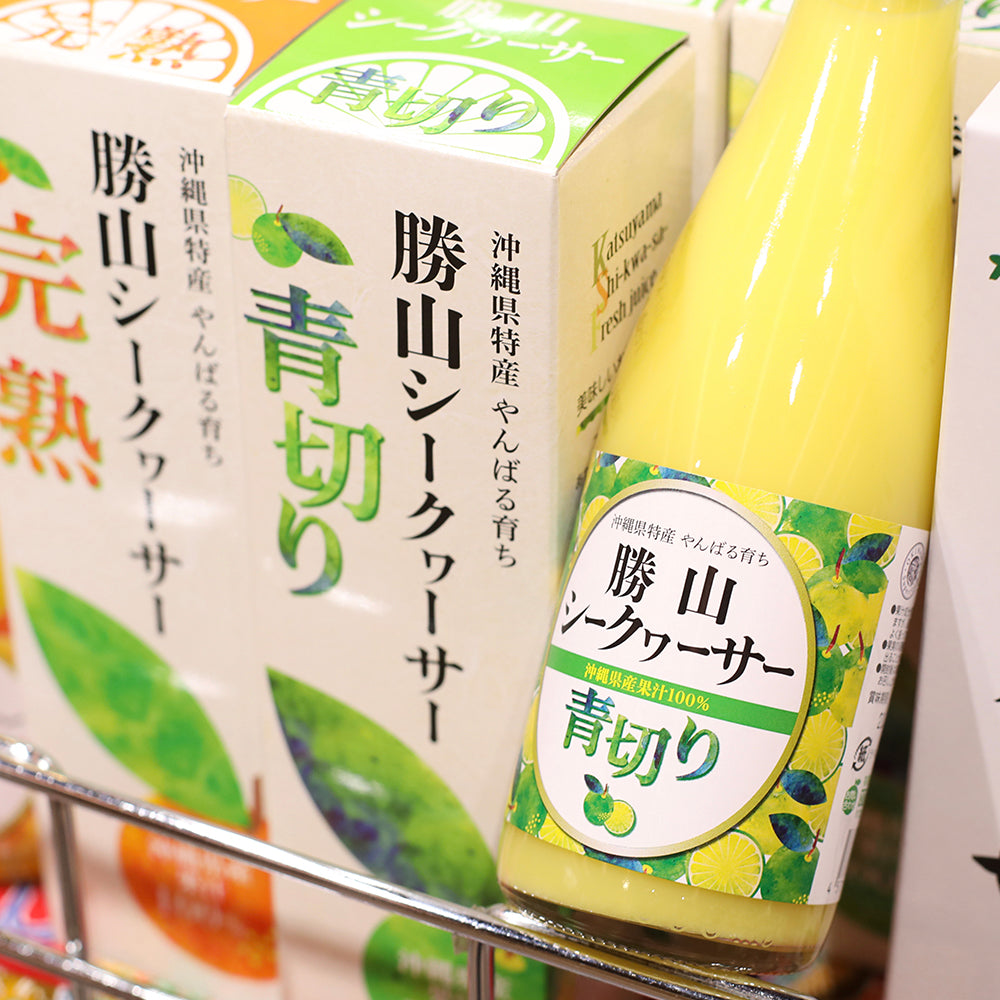 [Value Set] Okinawa shikuwasa Green Cut Concentrated 100% Juice Set C 